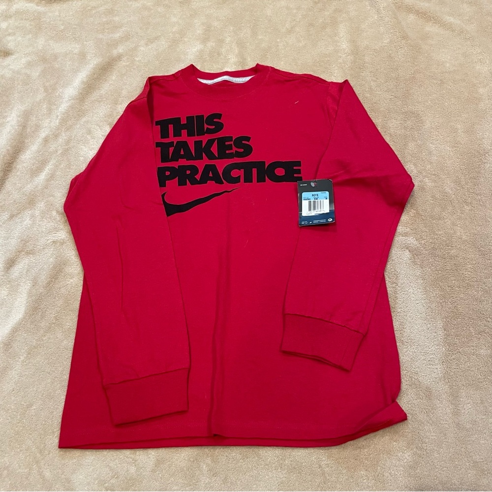 Boys Nike long sleeve t shirt